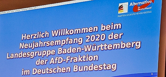 AfD Neujahrsempfang in KArlsruhe