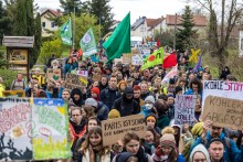 Demo für einen früheren Kohleausstieg